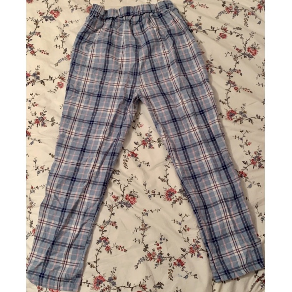 cute blue plaid pants💙